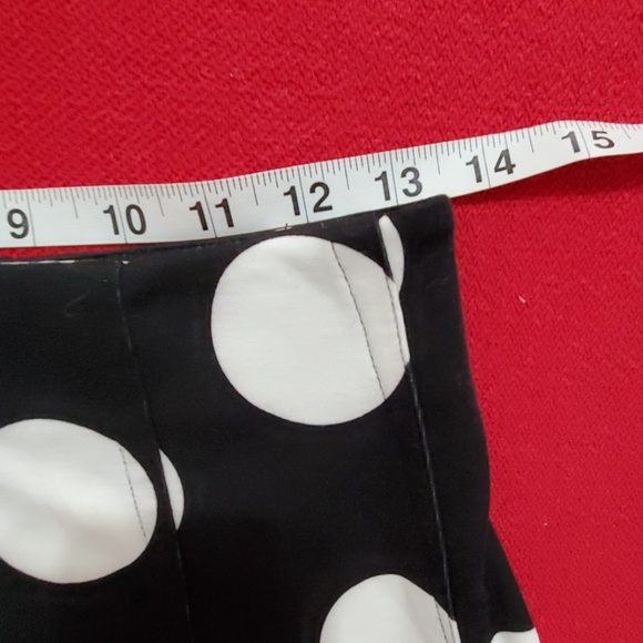 BCBGENERATION black skirt with white circles dot sz.XS Whimsy Disney skater - Picture 6 of 7